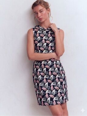 Boden Jacquard Short Dress NWOT